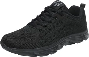 Womens Lace Up Sneakers Women Walking Tennis Shoes Non Slip Work Shoes Women Workout Men's Casual Shoes Fashion Sneakers White Tennis Shoe Cross Trainer Shoe