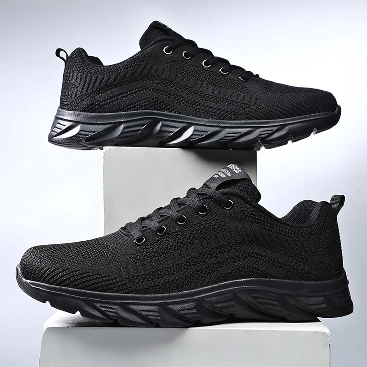 Womens Lace Up Sneakers Women Walking Tennis Shoes Non Slip Work Shoes Women Workout Men's Casual Shoes Fashion Sneakers White Tennis Shoe Cross Trainer Shoe