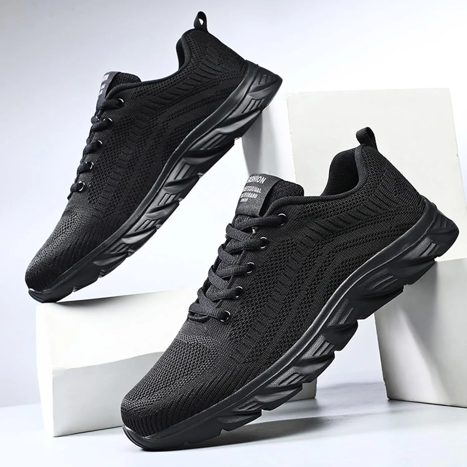 Womens Lace Up Sneakers Women Walking Tennis Shoes Non Slip Work Shoes Women Workout Men's Casual Shoes Fashion Sneakers White Tennis Shoe Cross Trainer Shoe