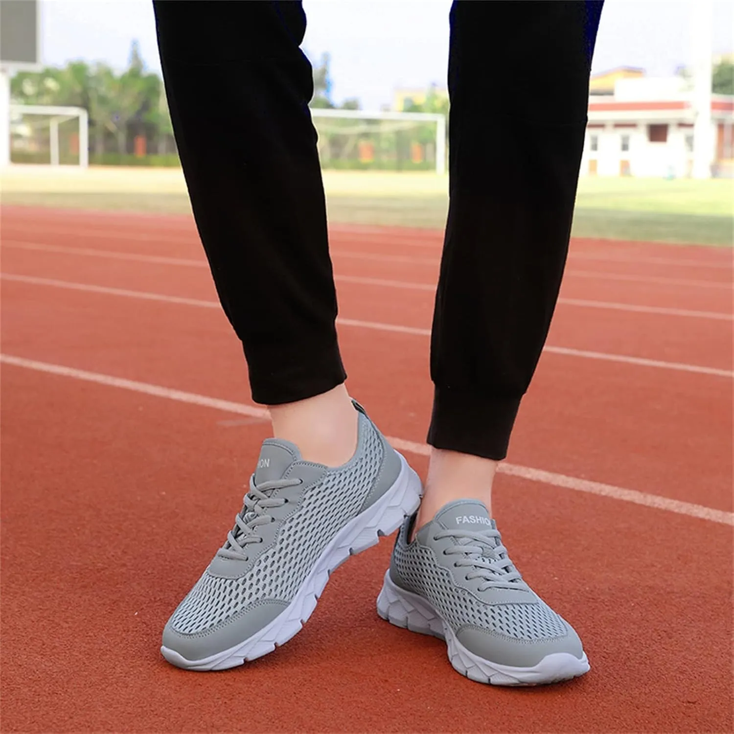 Women's Lace Up Walking Shoes Running Comfortable Tennis Slip On Shoes Women Lightweight Men Casual Shoes Wedge Sneakers Black Tennis Shoe Cross Trainer Shoe