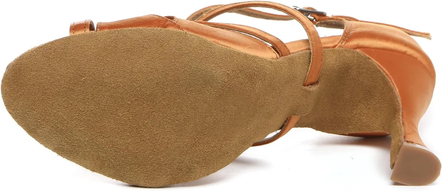 Women's Latin Dance Shoes Professional Salsa Ballroom Performance Dancing Shoes