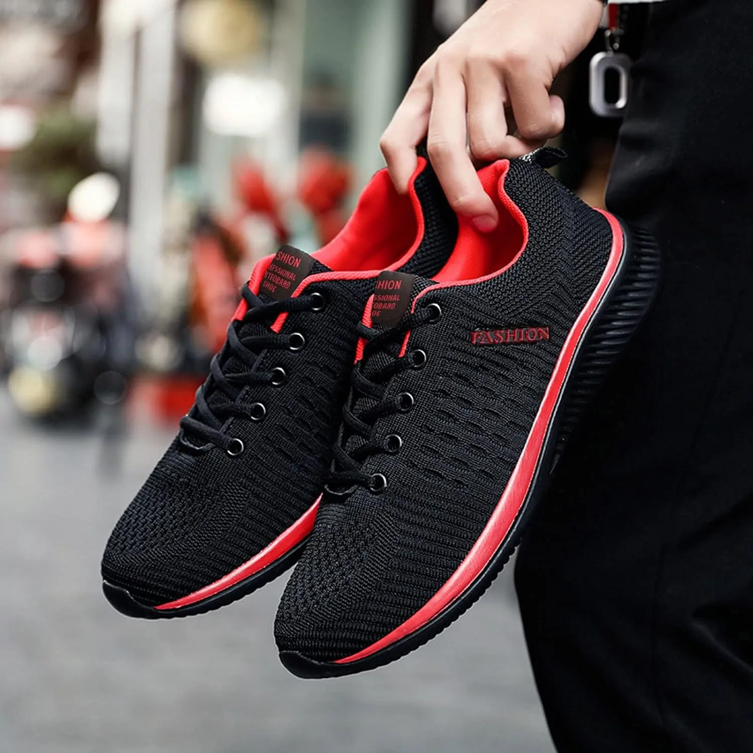 Women's Minimalist Walking Shoes Wide Toe Lace Up Running Shoes for Women Slip On Shoes Dressy Casual Black Platform Sneaker Brown Tennis Shoe Cross Trainer Shoe