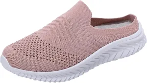 Women's Orthopedic Clogs with Air Cushion Support to Reduce Back and Knee Pressure Mesh Shoes Slip-On Slippers