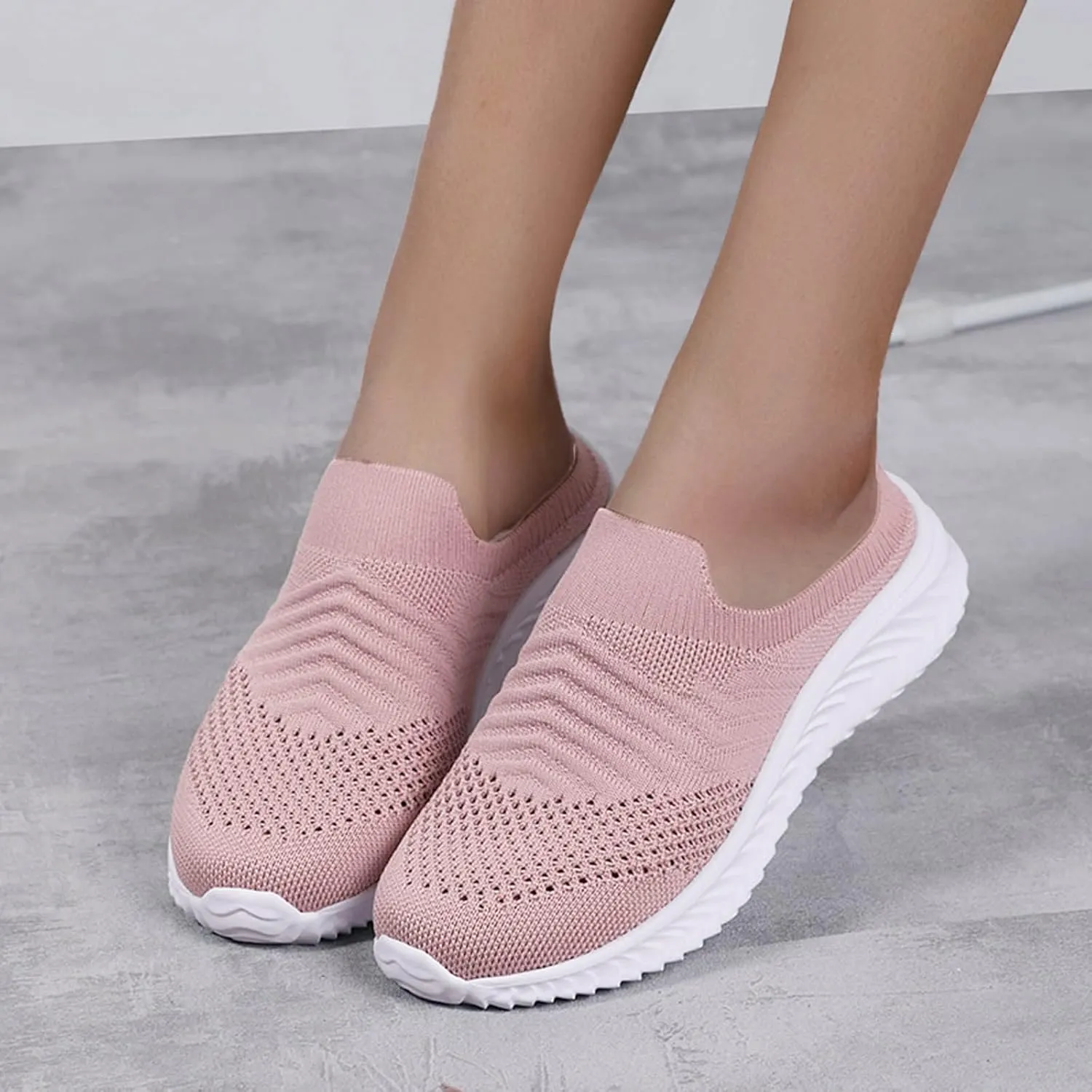 Women's Orthopedic Clogs with Air Cushion Support to Reduce Back and Knee Pressure Mesh Shoes Slip-On Slippers