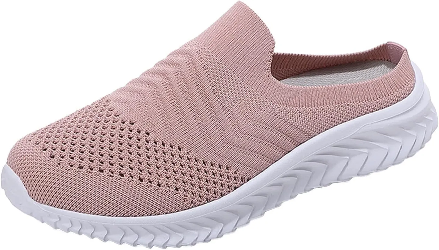 Women's Orthopedic Clogs with Air Cushion Support to Reduce Back and Knee Pressure Mesh Shoes Slip-On Slippers