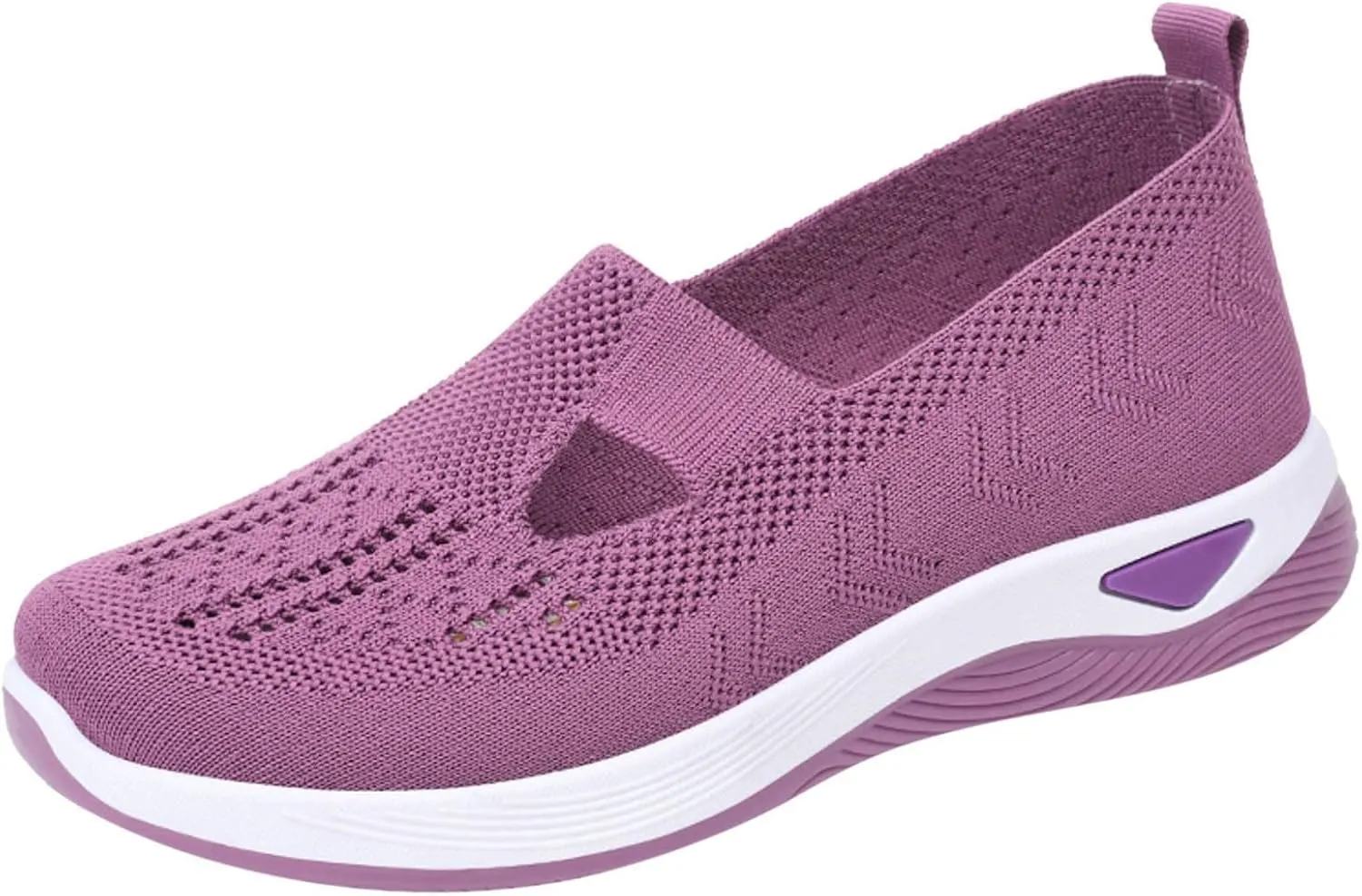 Womens Orthopedic Comfortable Walking Shoes Slip On Sneakers with Arch Support Casual Loafers for Plantar Fasciitis Relief Foot Heel Pain Diabetic Feet