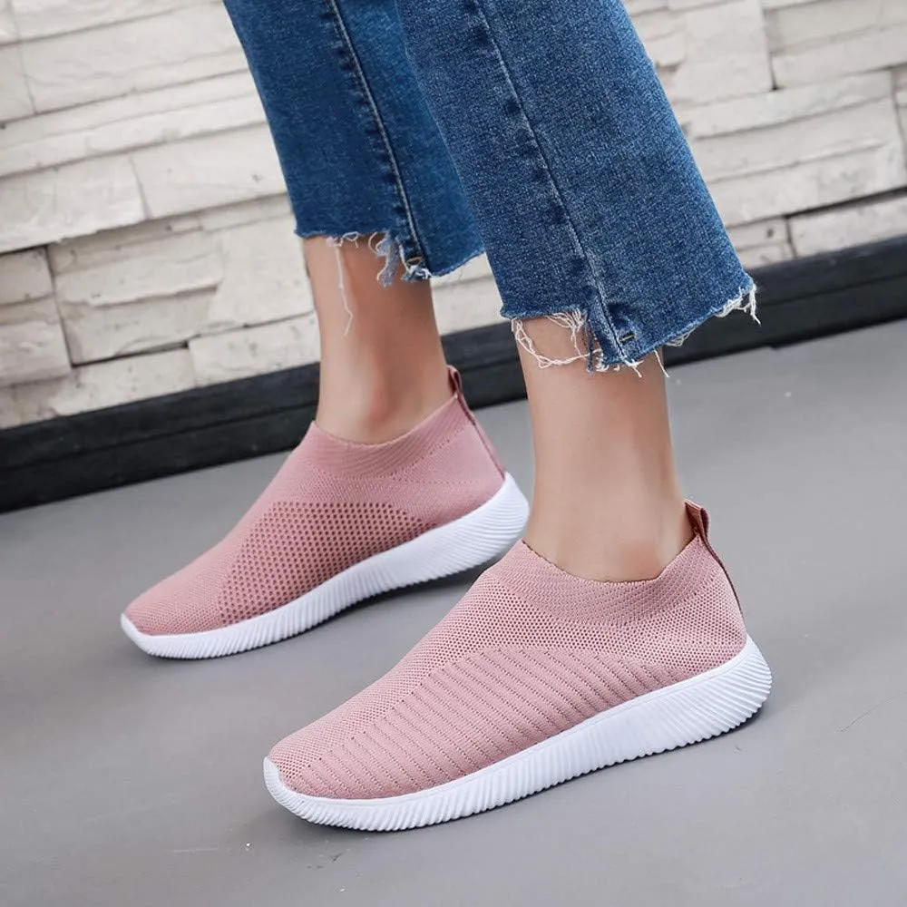 Womens Orthopedic Slip On Sneakers Walking Shoes with Arch Support Comfortable Casual Loafers Plantar Fasciitis Relief Foot Heel Pain Diabetic