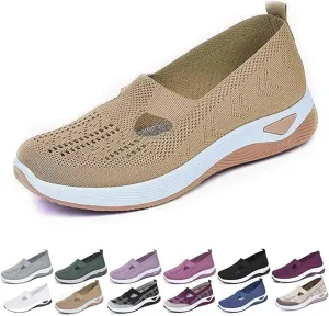 Women's Orthopedic Walking Shoes - Lightweight, Loose Fit, Breathable, Mesh-Comfortable, Soft Soled, Wide & Bulky Sneakers
