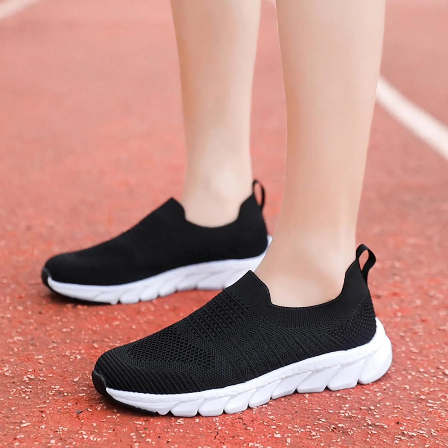 Womens Running Shoes Lightweight Tennis Shoes Non Slip Mens Running Shoes Dressy Women's Shoes Casual Fashion Sneakers White Tennis Shoe Trainers Shoe