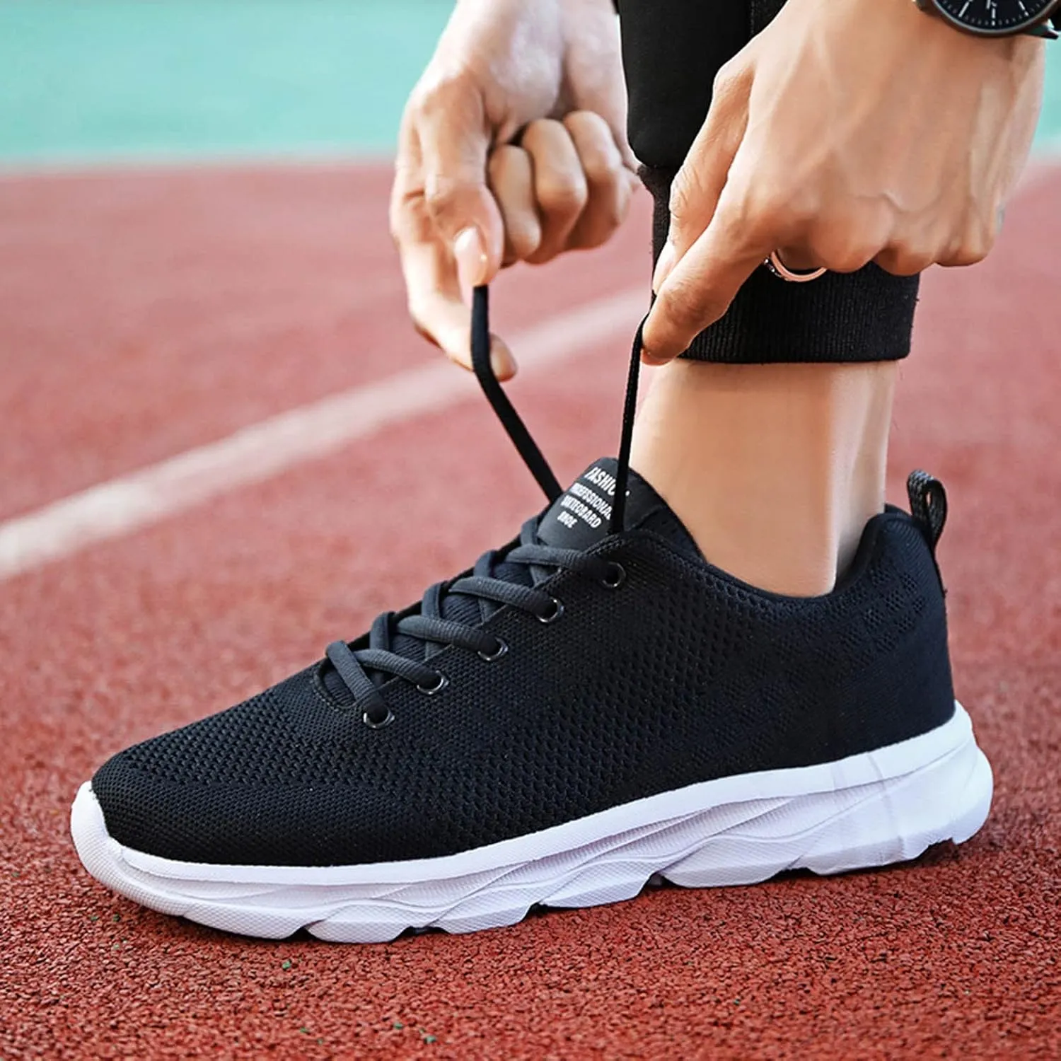Women's Running Walking Tennis Shoes Comfortable Lace Up Womens Running Shoes Jogging Casual Shoes for Fall Dress Sneakers Brown Tennis Shoe Cross Trainer Shoe