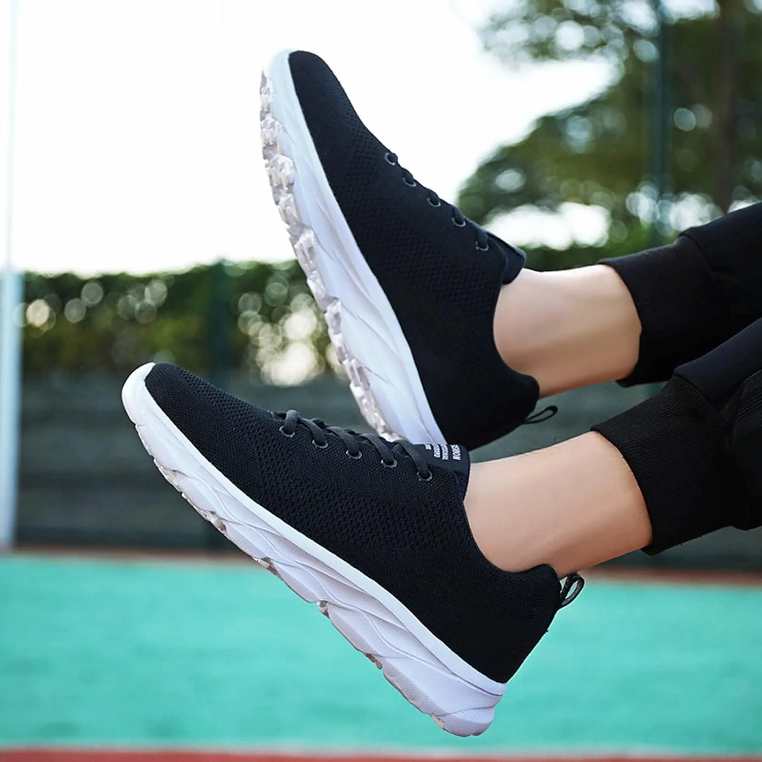 Women's Running Walking Tennis Shoes Comfortable Lace Up Womens Running Shoes Jogging Casual Shoes for Fall Dress Sneakers Brown Tennis Shoe Cross Trainer Shoe