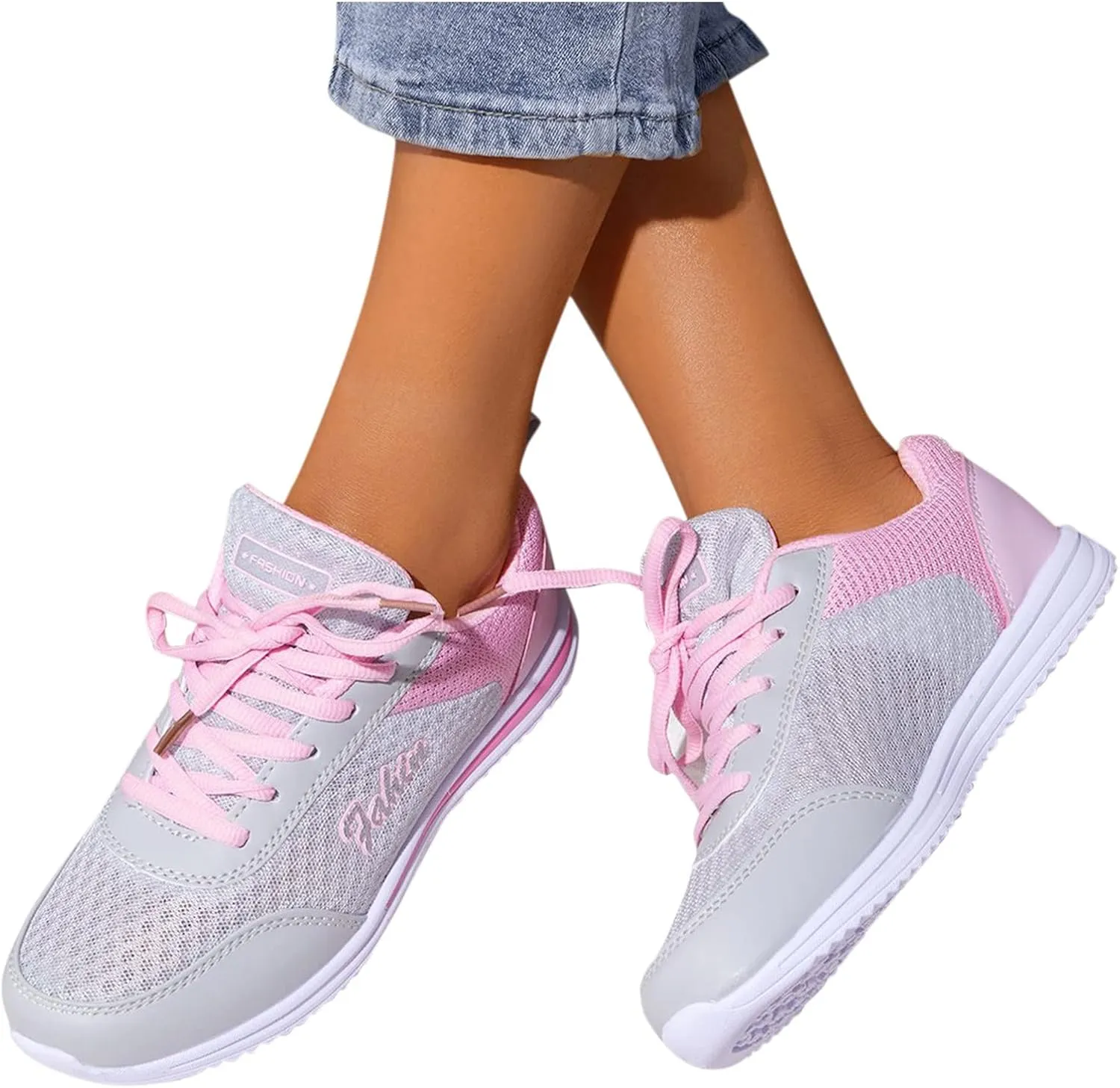 Women's Running Walking Tennis Shoes Comfortable Lace Up Womens Tennis Shoes Breathable Dressy Casual Shoes Shoes Sneakers Tennis Shoe Cross Trainer Shoe