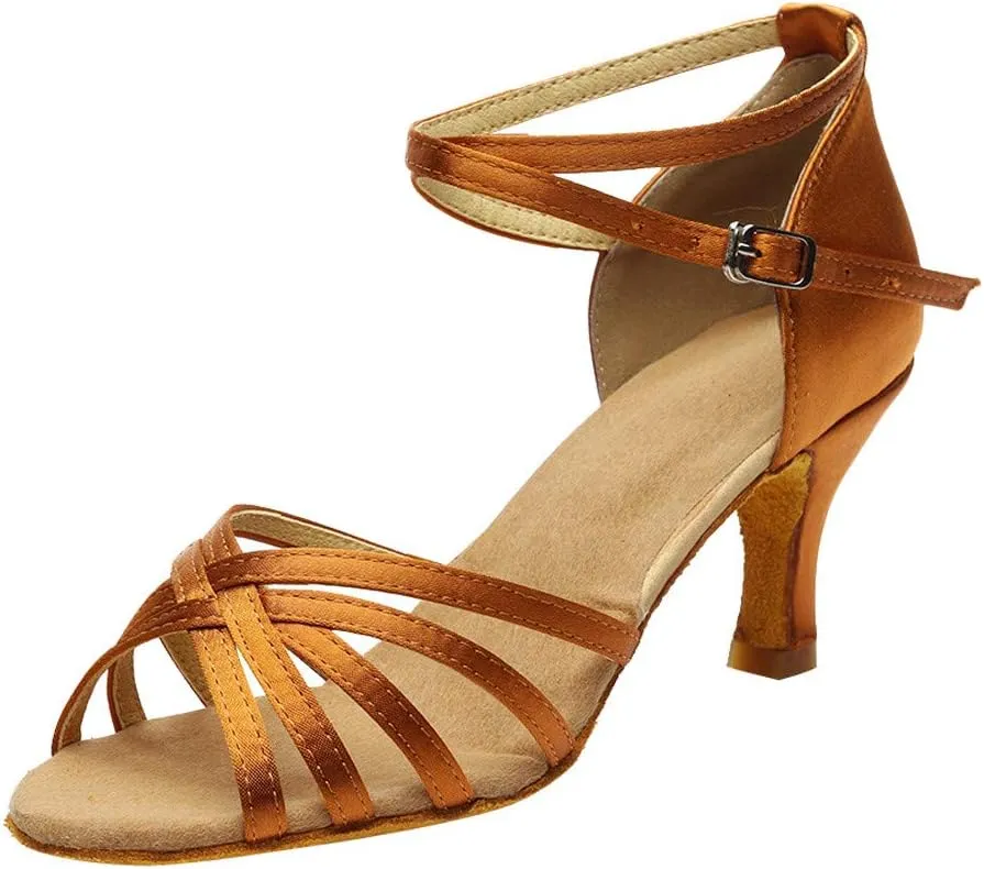 Women'S Sandals Size 8 With Arch Support Fashion Latin Dancing Shoes Women Ballroom Dance Shoes Women Wedges Sandals