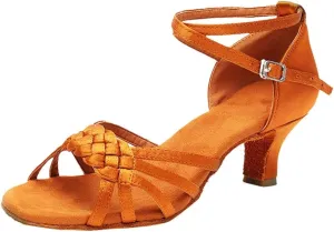 Womens Sandals Size 9.5 Women's Prom Ballroom Latin Dance Shoes Square Dance Shoes Wedge Heels Teen Girls