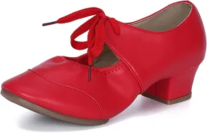 Women's Satin Latin Dance Shoes Professional Ballroom Salsa Practice Performance Dancing Shoes Sandals