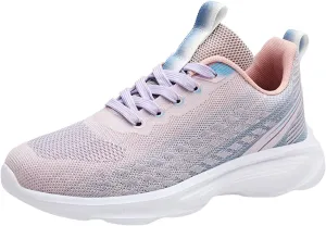 Women's Sneakers Womens Lightweight Breathable Comfortable Running Tennis Shoes Non Slip Workout Walking Sneakers
