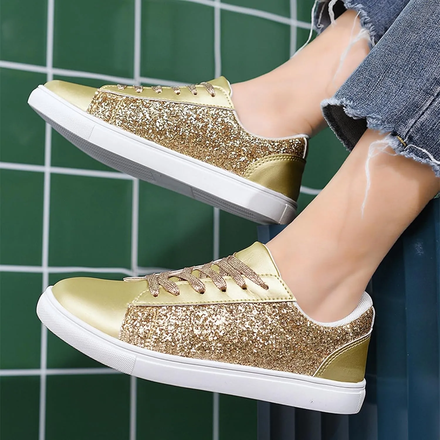 Women's Sneakers Women's Walking Shoes Running Tennis Shoes Non Slip Comfortable Workout Sports Athletic Sneakers