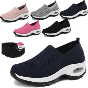 Women's Sports Shoes, air Cushion Shoes, Body Shaping Shoes, Women's Slip-on Corrective Shoes, Arch Support Sports Shoes