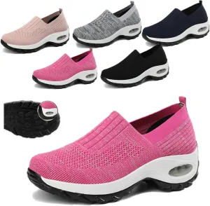 Women's Sports Shoes, air Cushion Shoes, Body Shaping Shoes, Women's Slip-on Corrective Shoes, Arch Support Sports Shoes